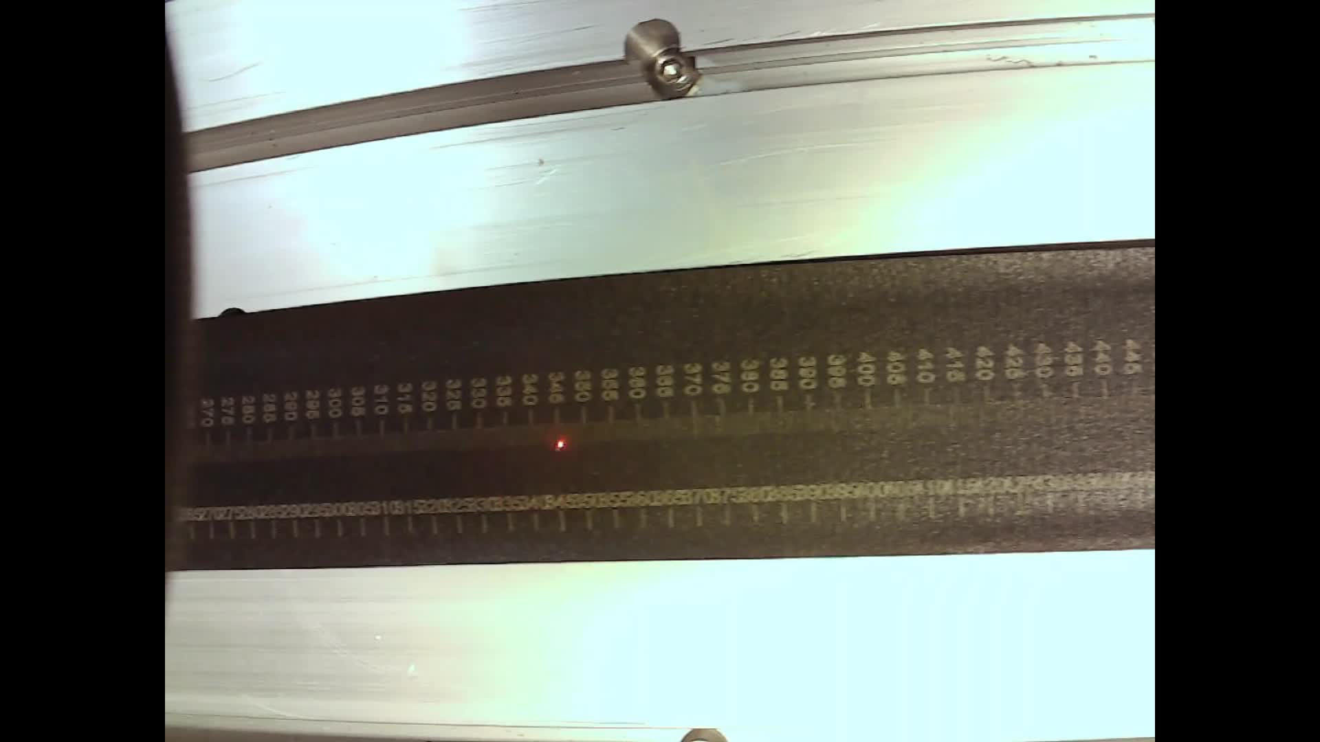 XY Table first run Repeat Marking